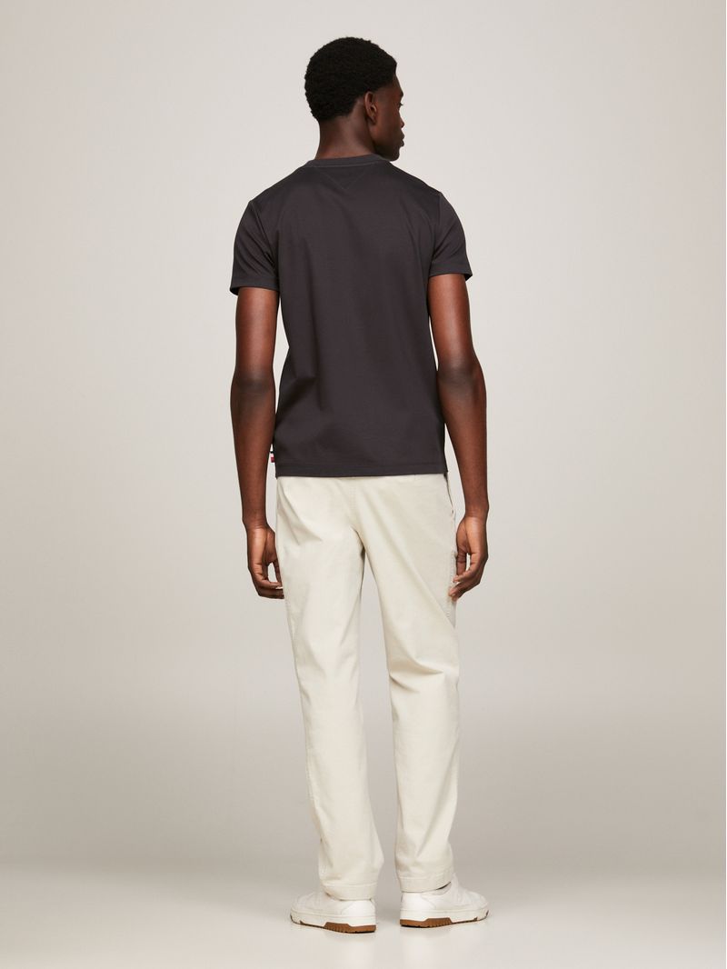camiseta-negra-tejido-interlock-corte-slim