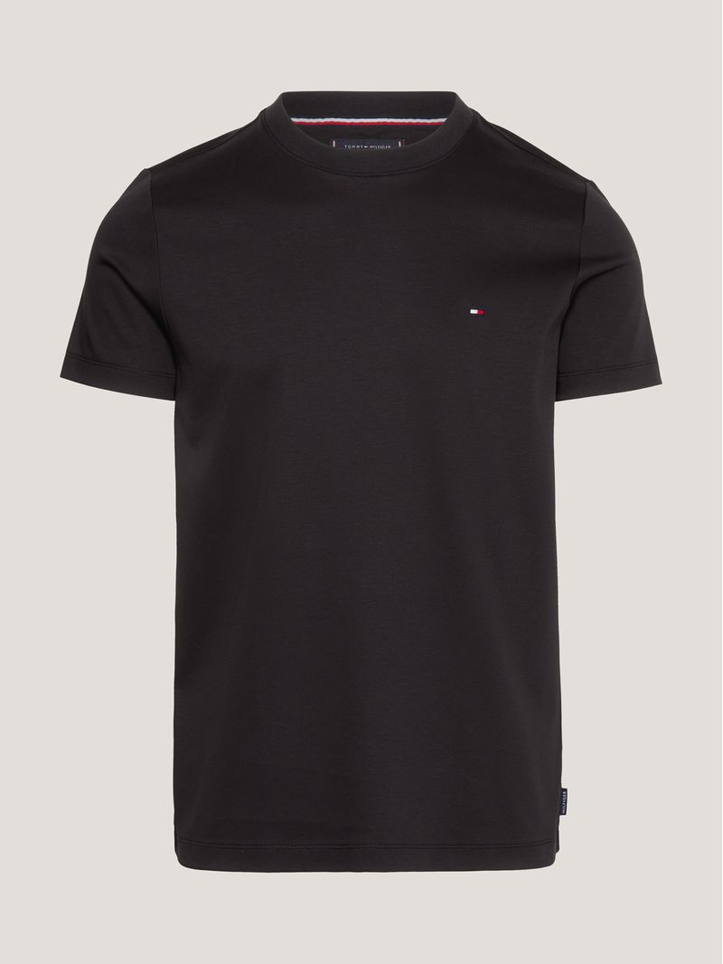camiseta-negra-tejido-interlock-corte-slim
