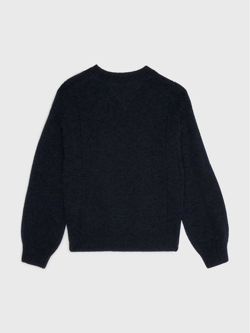 saco-azul-essential-de-corte-amplio-para-nina