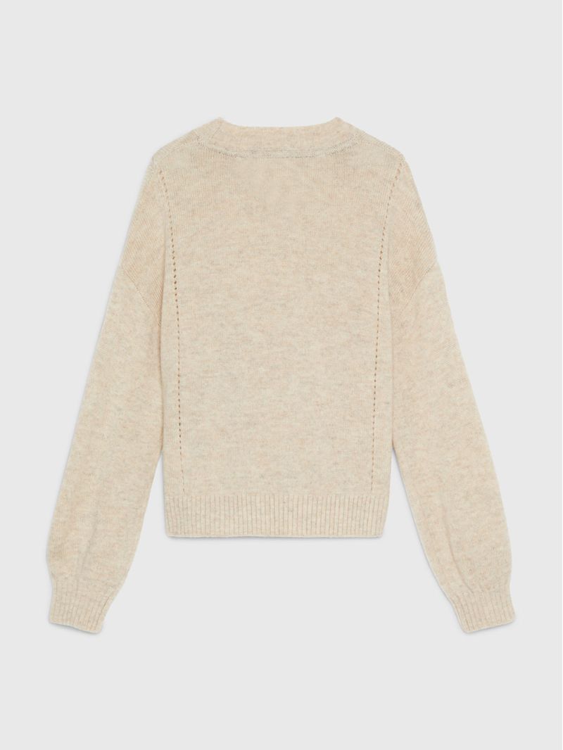 saco-beige-essential-de-corte-amplio-para-nina