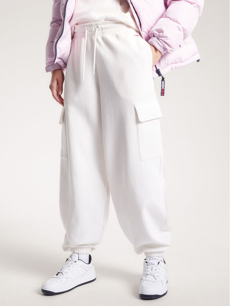 joggers-blanco-acanalados-con-bolsillos-cargo