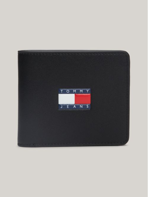 Billetera negra Heritage plegable para tarjetas