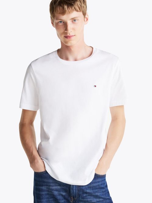 Camiseta blanca essential de corte regular