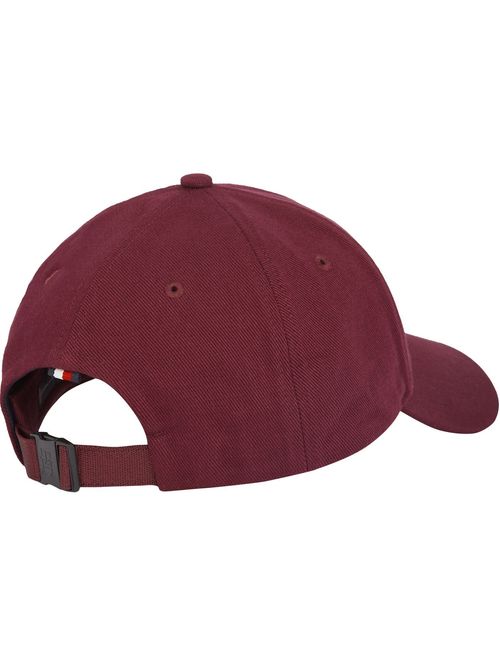 Gorra vino de béisbol con monograma TH