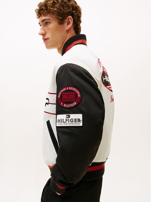 Chaqueta blanca / rompe viento holgada colección F1 APXGP