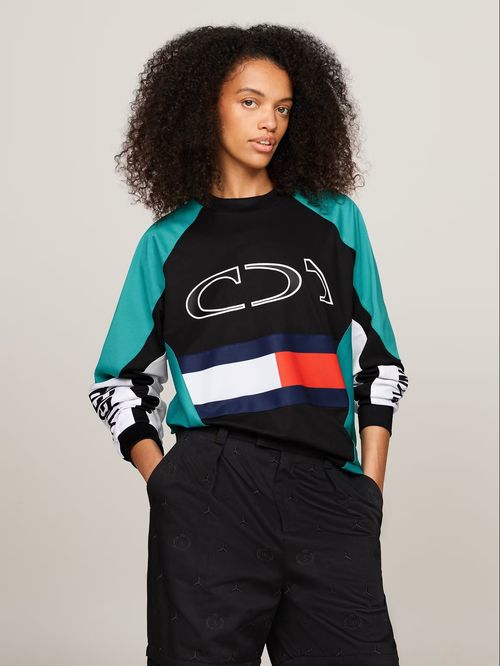 Saco Negro de carreras Tommy x Mercedes F1 x CR