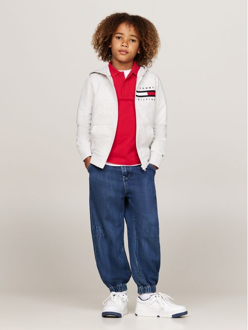 Buzo Con Capota Y Ribetes Distintivos Para Niño