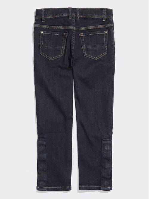 Jeans Para Niño Azul Oscuro De Corte Slim - Adaptive