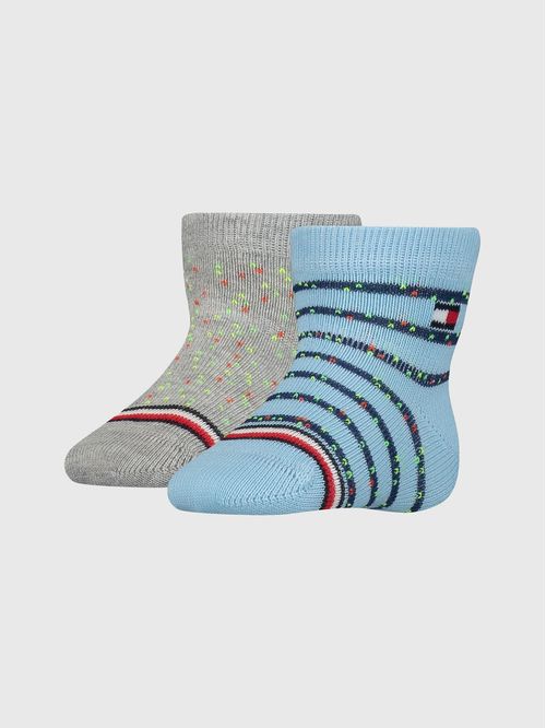 Th De Niño Baby Sock 2P Neppy Stripe