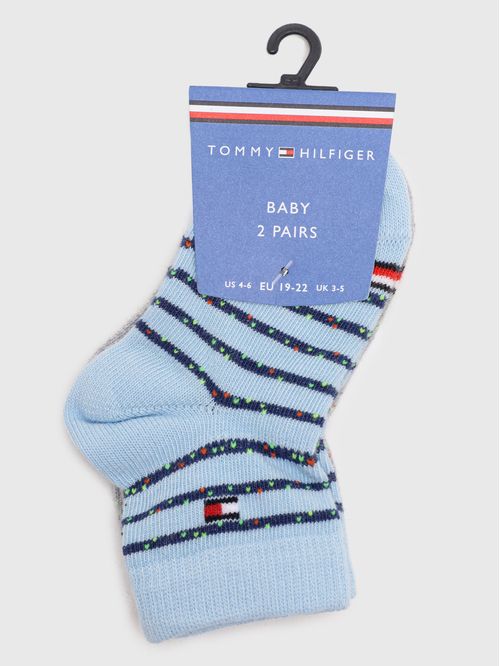 Th De Niño Baby Sock 2P Neppy Stripe