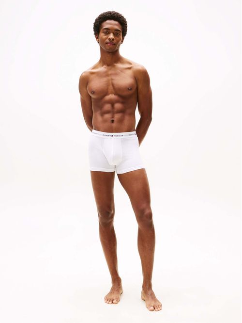 Pack blanco de 3 calzoncillos Essential con inscripción