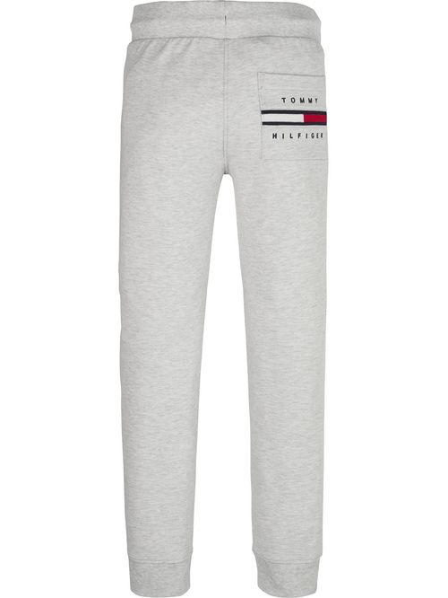 Joggers Para Niño Gris Con Logo