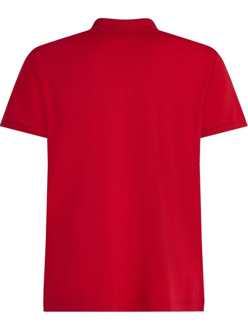 Polo rojo de corte regular