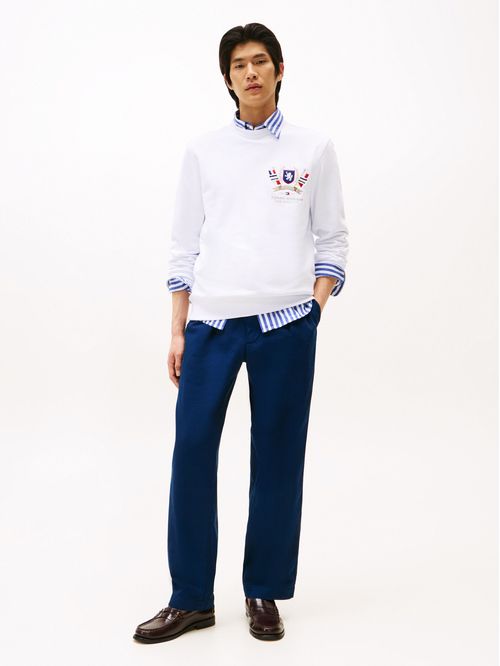 Saco blanco logo con escudo Para Hombre