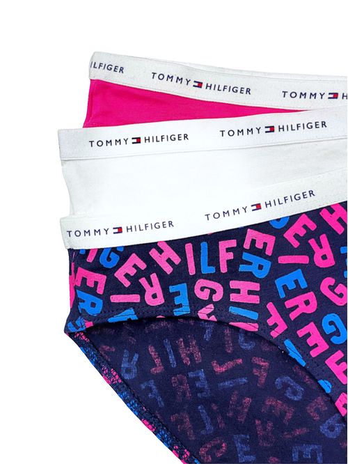 Pack Azul De 3 Bikinis Con Logo