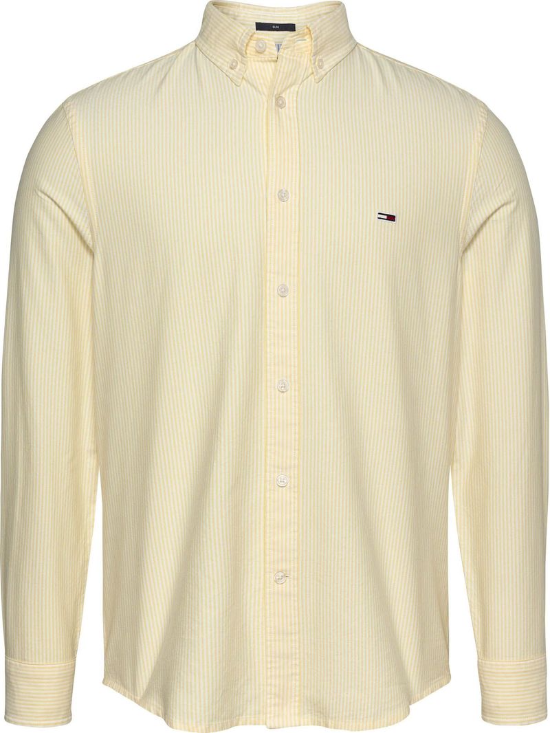 Yellow Camisa Tommy Hilfiger Amarilla Camisa Amarilla Corte Slim