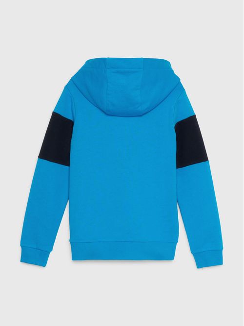 Buzo Azul Essential Con Logo Para Niño