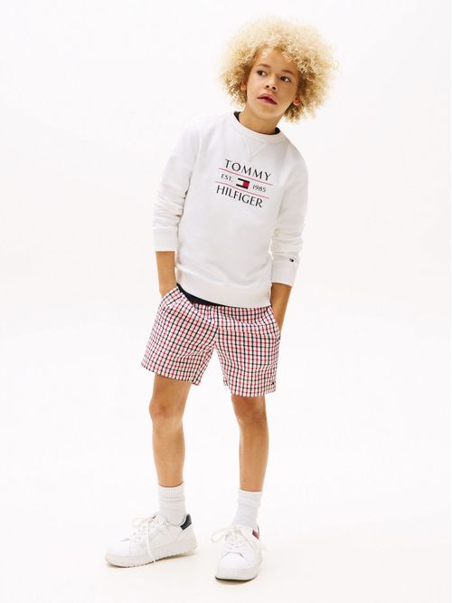 Saco blanco con logo