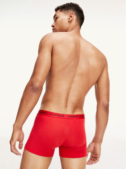 Boxer Briefs Rojo 3 Piezas Trunk Hombre Rojo Tommy Hilfiger