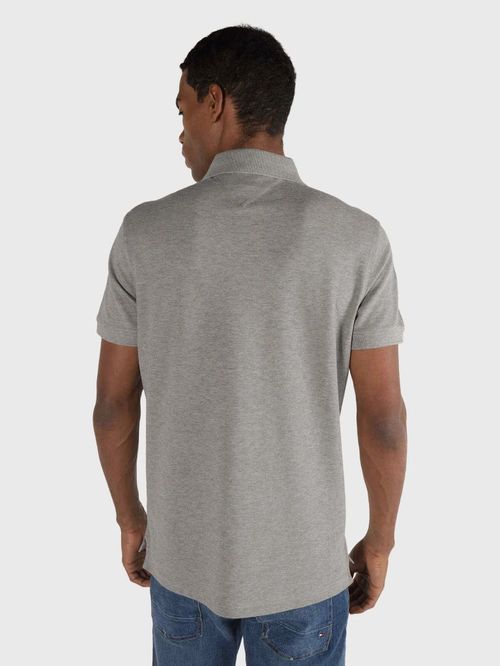 Polo Gris Clasica Para Hombre