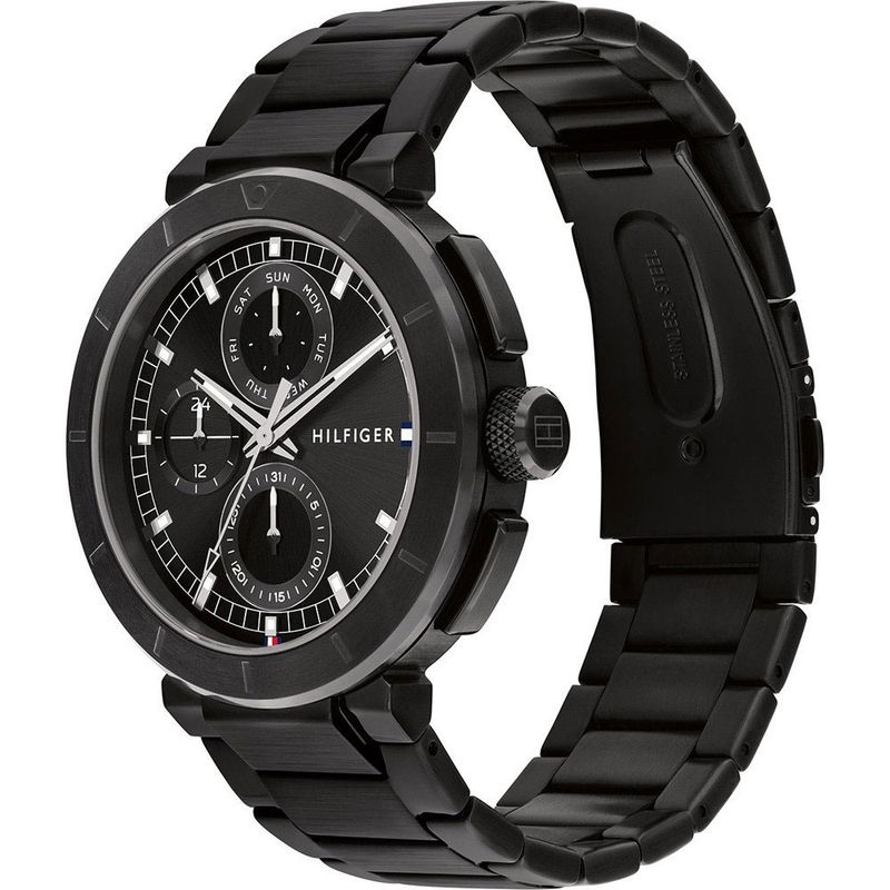Reloj negro para hombre de Tommy Hilfiger
