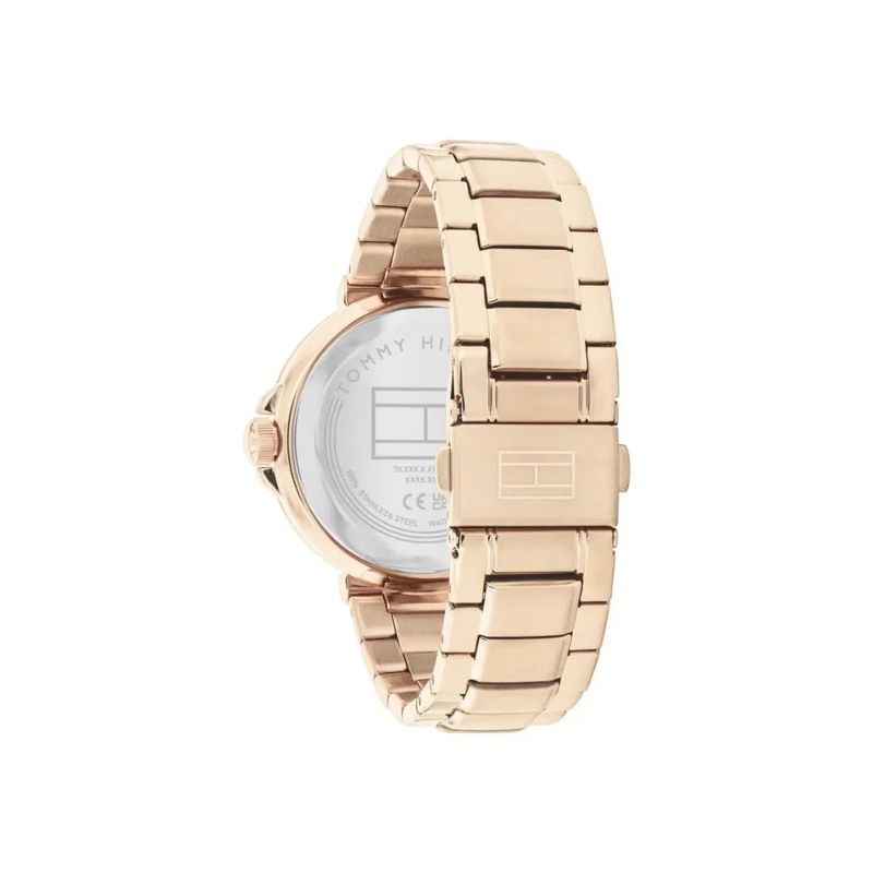 Reloj blanco de Tommy Hilfiger para mujer en oro rosa