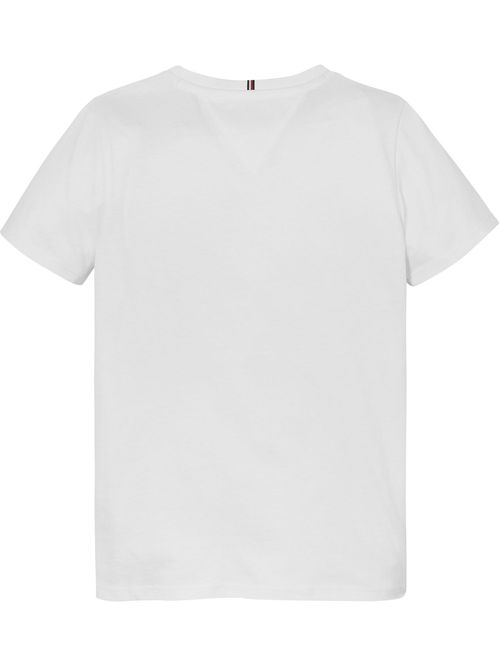 Camiseta Blanca Con Logo Monotipo Hilfiger NYC Para Niña