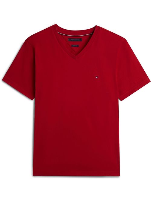 Camiseta roja de Cuello en V