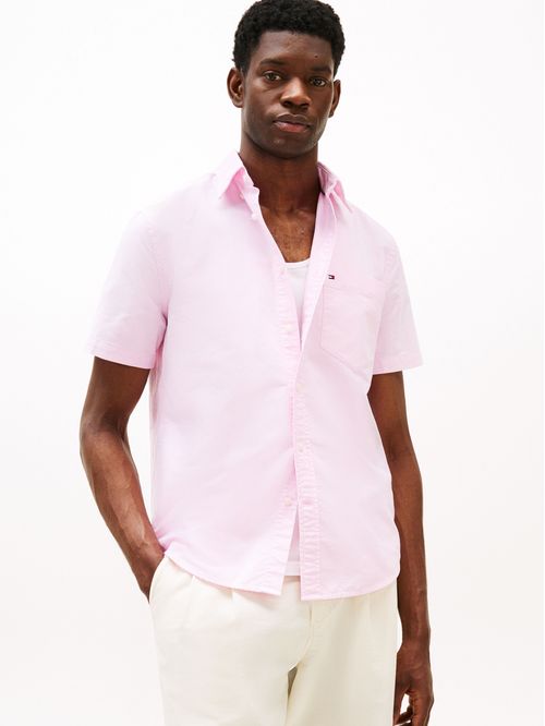 Camisa rosada Heritage de manga corta