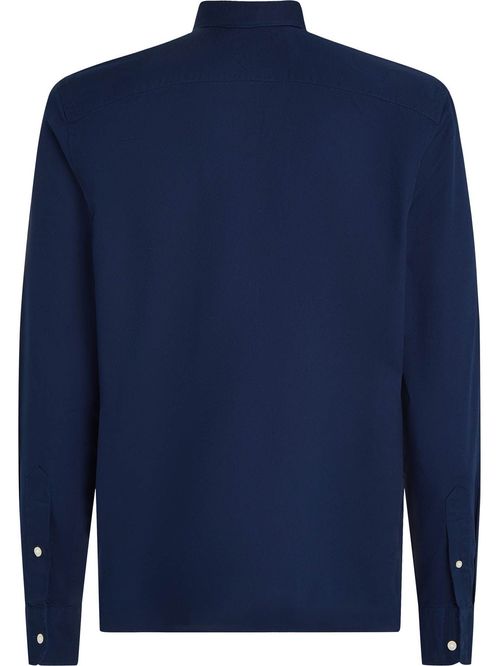 Camisa azul TH Flex de corte slim