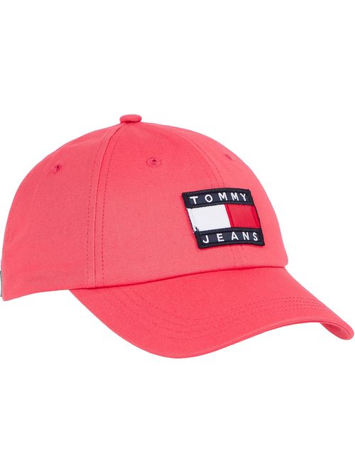 Gorra Heritage De Algodón Orgánico Mujer Rosa Tommy Hilfiger