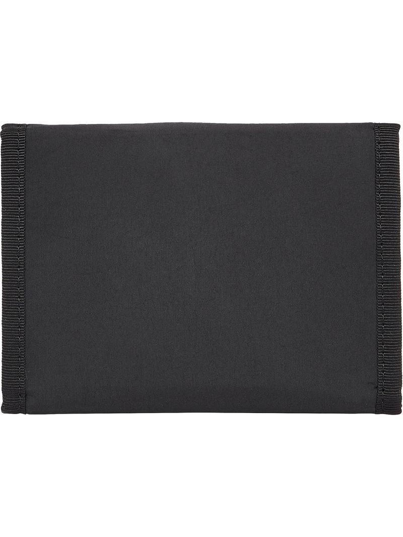 Billetera Negra Plegable En Tres Partes Para Hombre