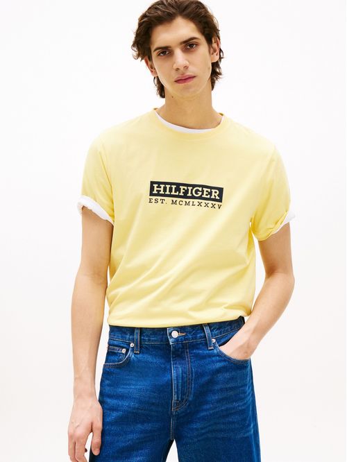 Camisa amarilla con Logo