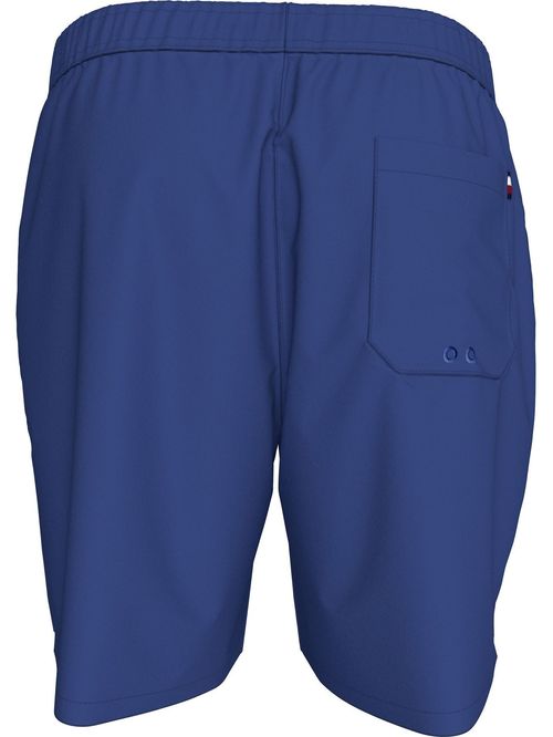 Pantaloneta de Baño Azul Con Cordón Ajustable