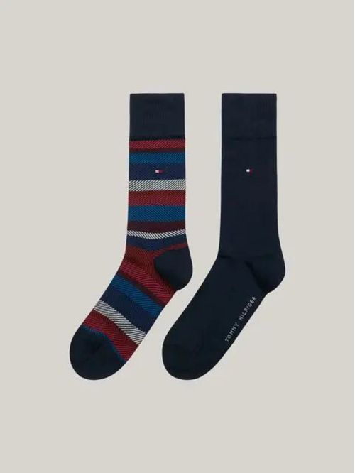 Pack azul de 2 medias con logo