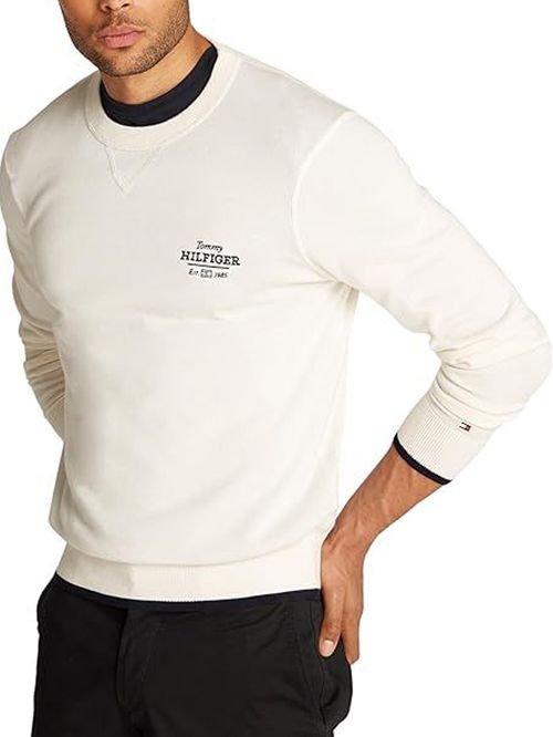 Saco blanco con logo gráfico en el pecho