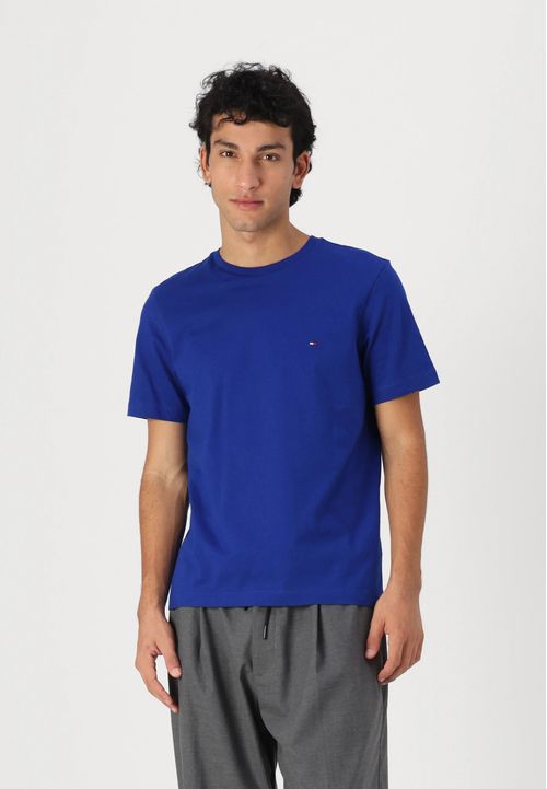 Camiseta azul essential con logo