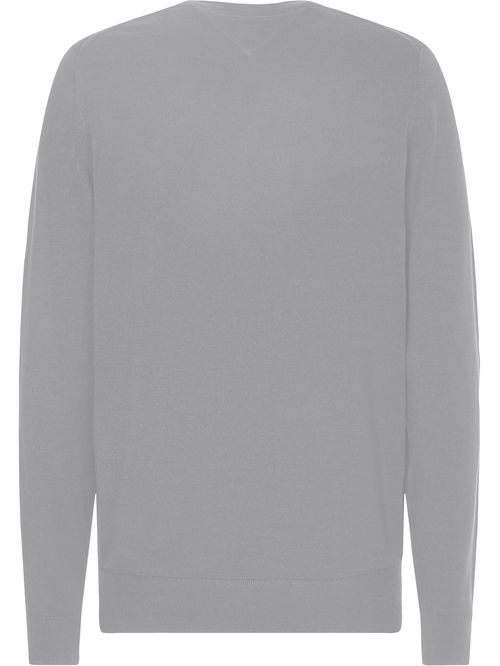 Saco Manga Larga Gris Classic Signature  Tommy Hilfiger