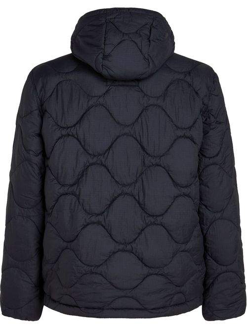 Chaqueta azul acochada con aislamiento térmico