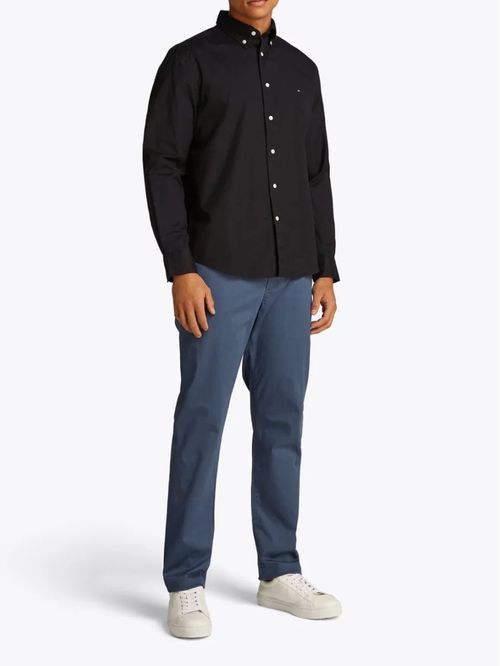 Camisa negra Flex Poplin