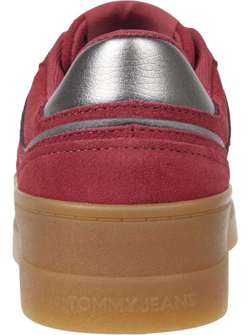 Tenis rojo The Greenwich con plataforma