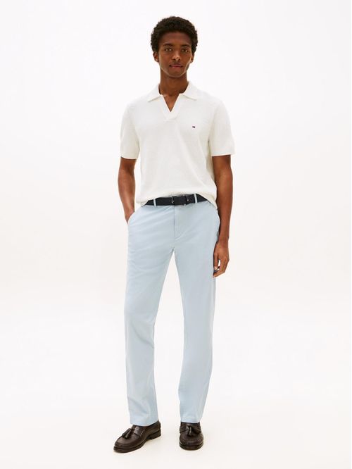 Pantalón blanco chino Denton recto de sarga