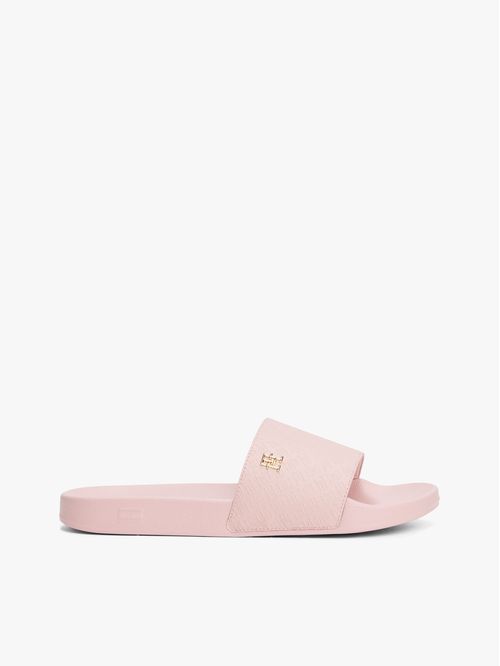 Sandalias con monogramas TH en relieve