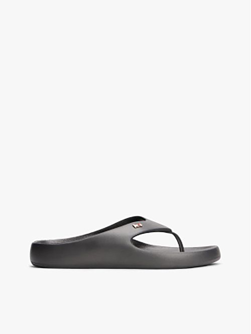 Sandalias gris anatómicas con logo esmaltado