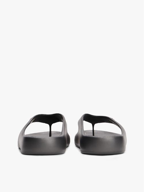 Sandalias gris anatómicas con logo esmaltado