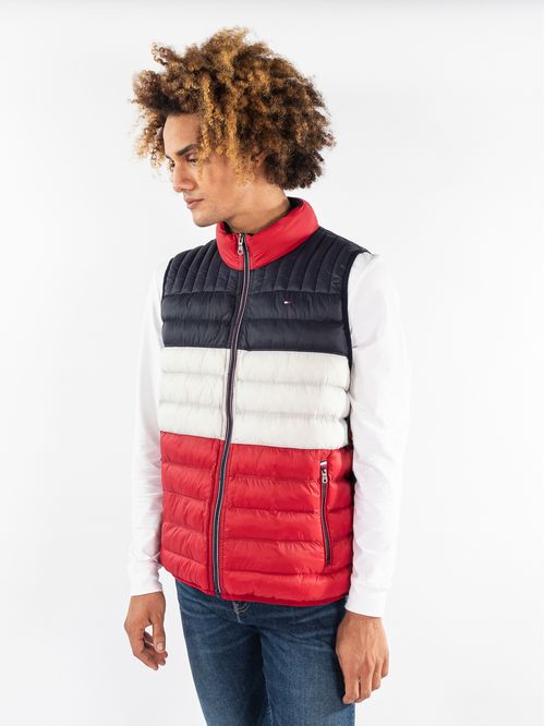 Chaleco rojo Quilted triblock
