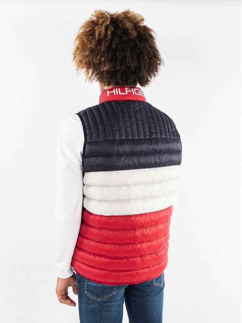Chaleco rojo Quilted triblock