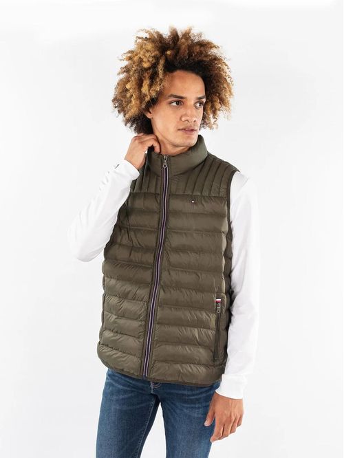 Chaleco verde Quilted triblock