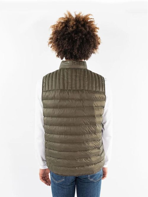 Chaleco verde Quilted triblock