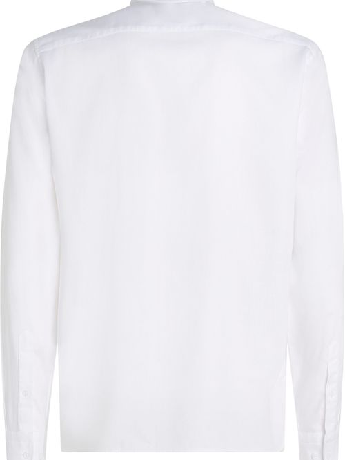 Camisa blanca Twill de manga larga